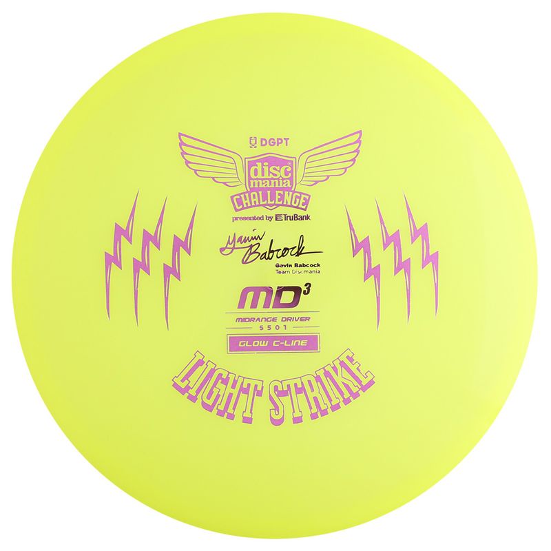 C-Line Glow MD3 - Discmania Challenge Fundraiser Light Strike
